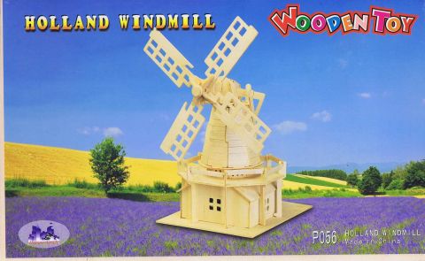 Holland Windmill, woodcraft Construction Kit (1)